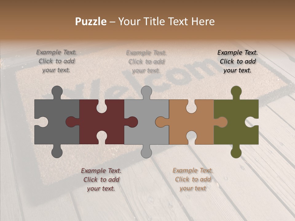 Home Furnishings Decorations Welcome PowerPoint Template