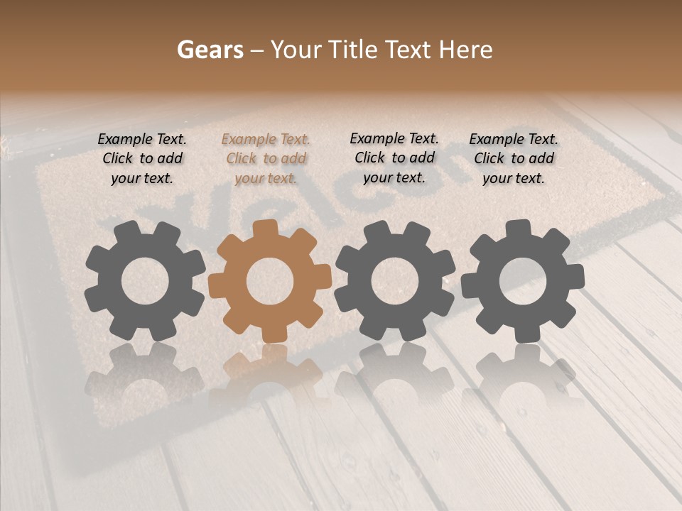 Home Furnishings Decorations Welcome PowerPoint Template