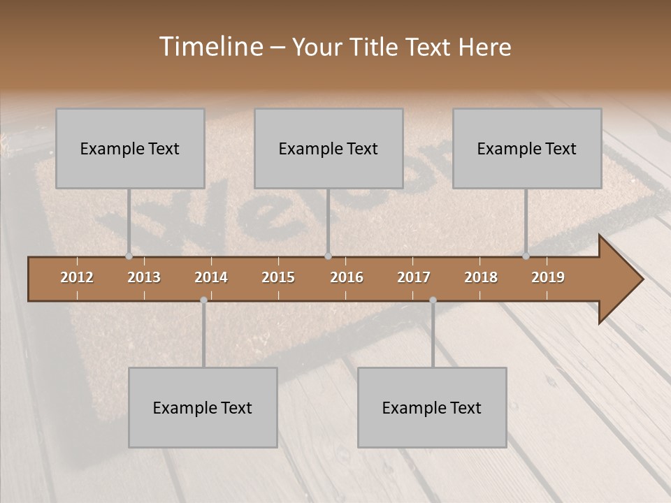 Home Furnishings Decorations Welcome PowerPoint Template