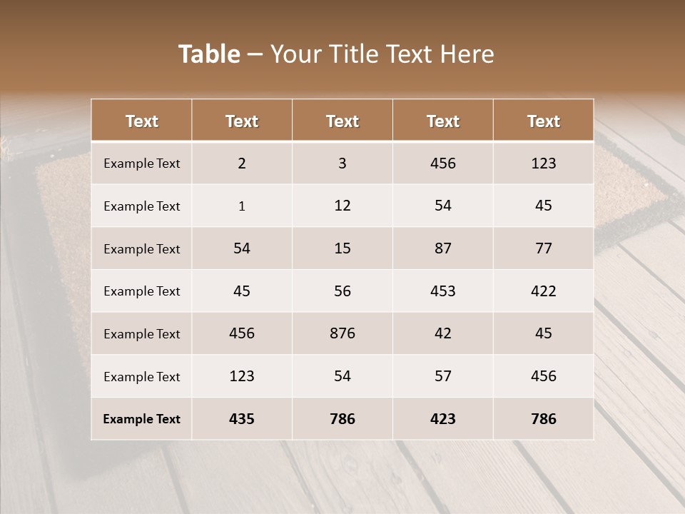 Home Furnishings Decorations Welcome PowerPoint Template