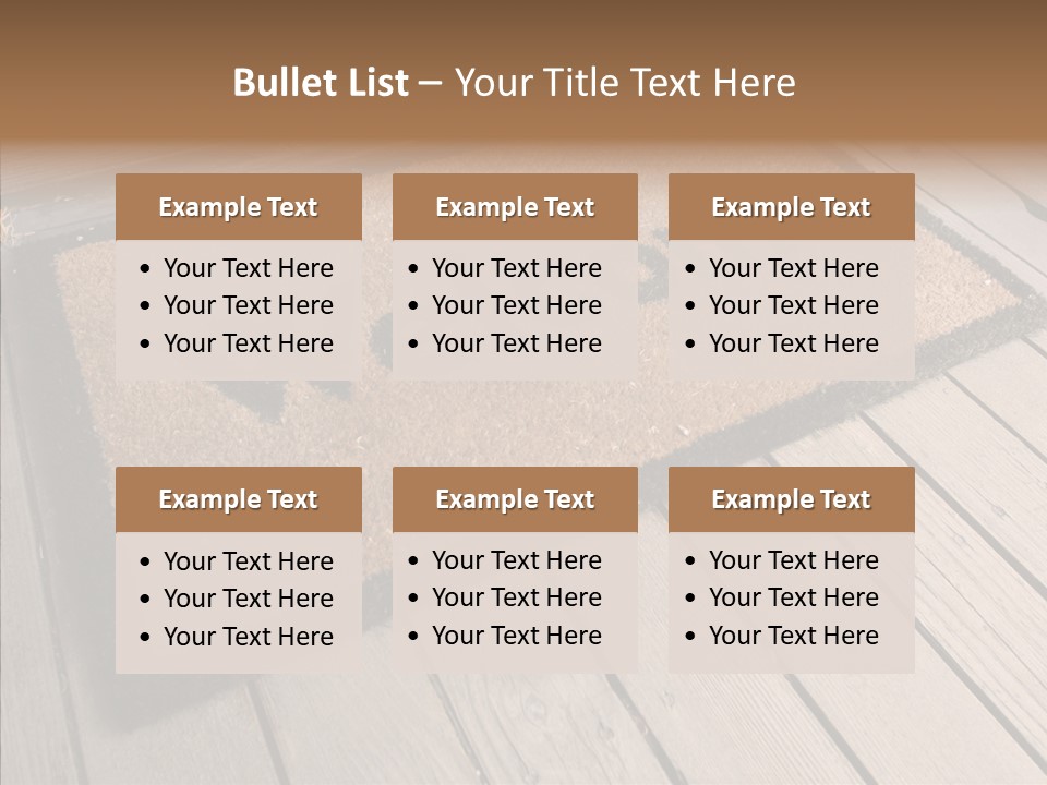 Home Furnishings Decorations Welcome PowerPoint Template