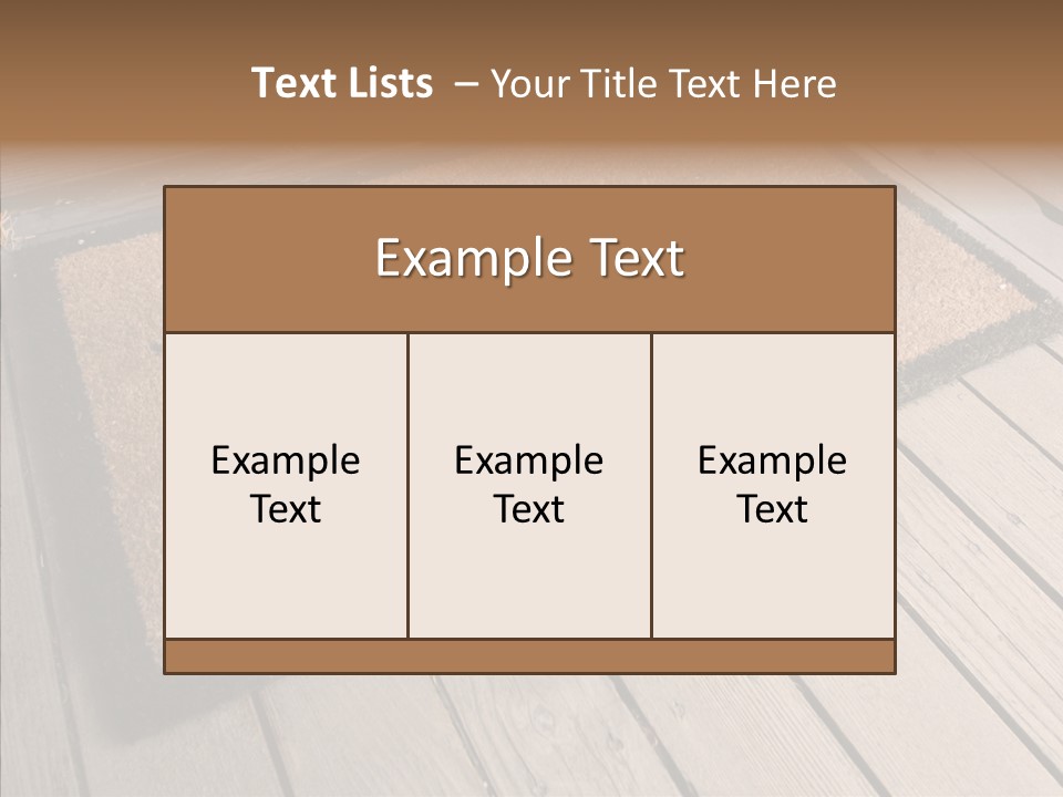 Home Furnishings Decorations Welcome PowerPoint Template
