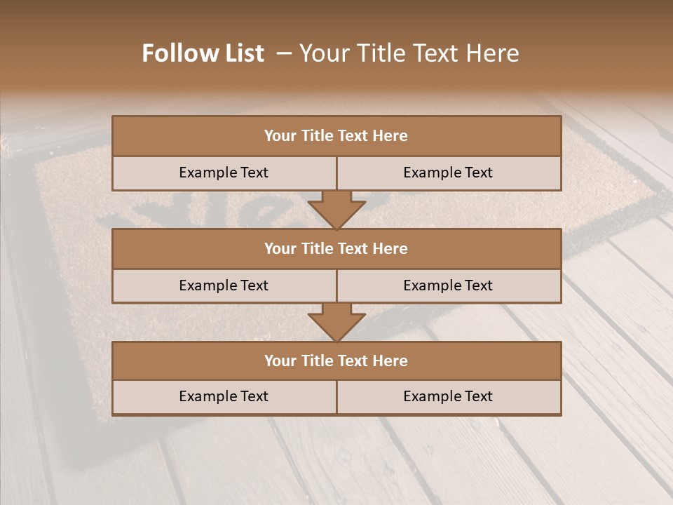 Home Furnishings Decorations Welcome PowerPoint Template