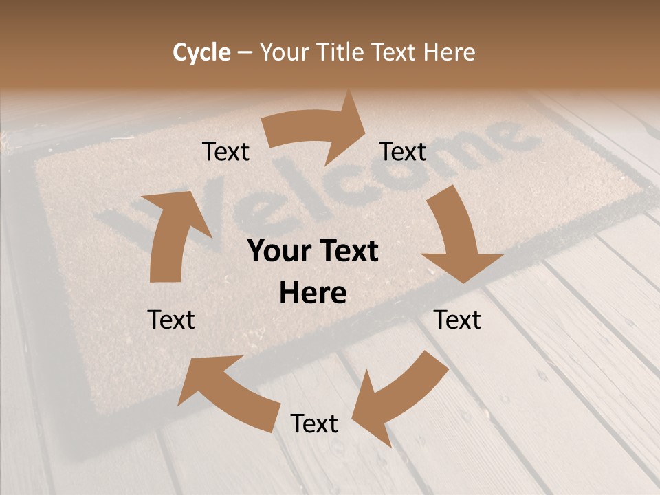 Home Furnishings Decorations Welcome PowerPoint Template