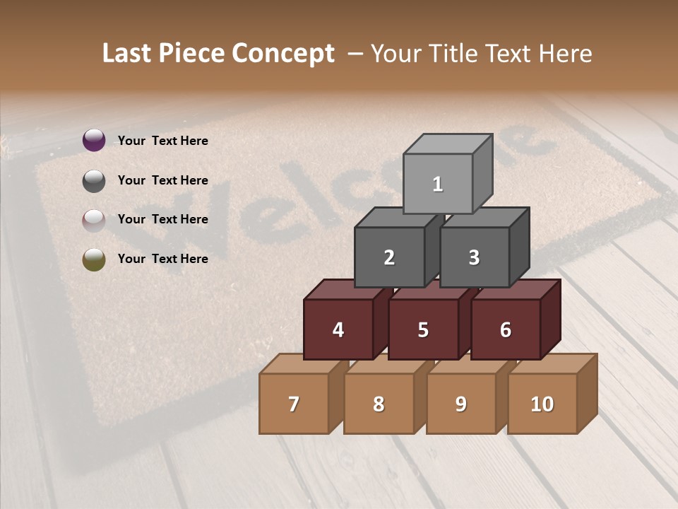 Home Furnishings Decorations Welcome PowerPoint Template