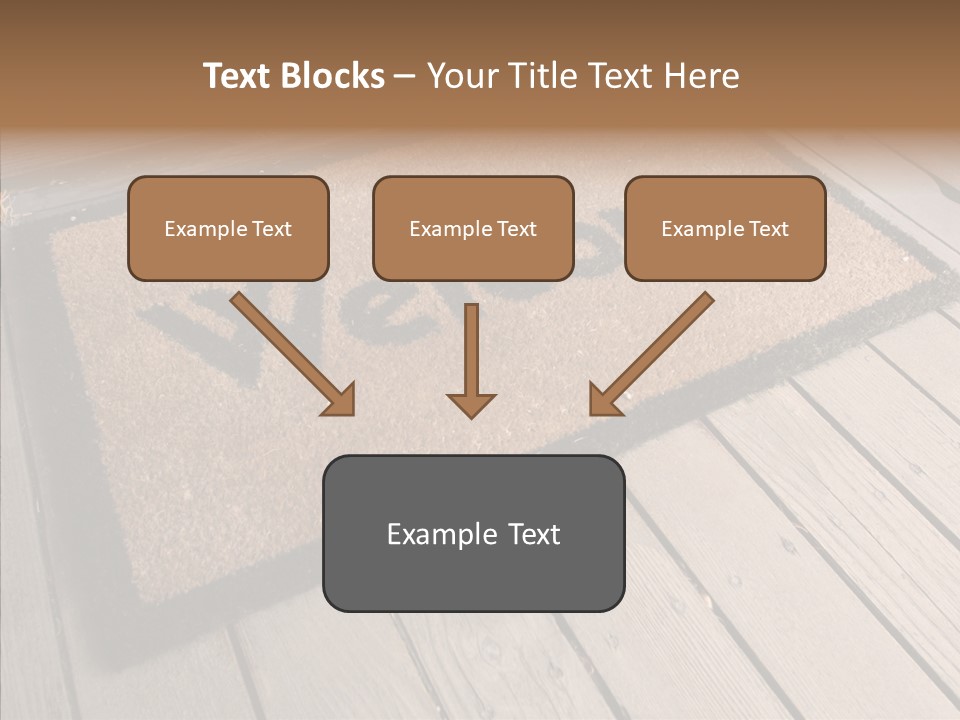 Home Furnishings Decorations Welcome PowerPoint Template