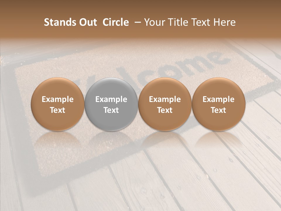 Home Furnishings Decorations Welcome PowerPoint Template