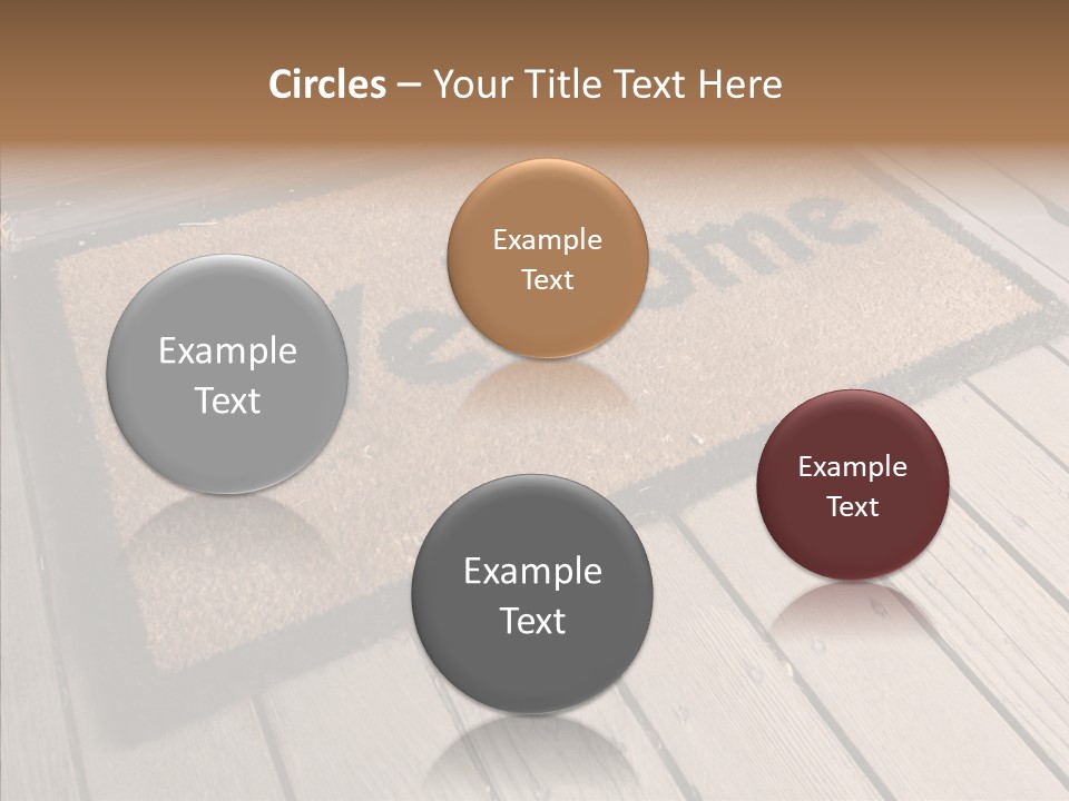 Home Furnishings Decorations Welcome PowerPoint Template