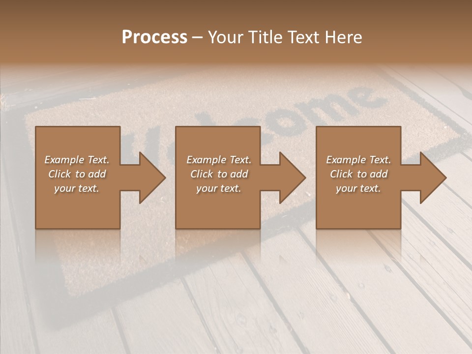 Home Furnishings Decorations Welcome PowerPoint Template