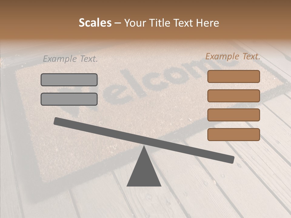 Home Furnishings Decorations Welcome PowerPoint Template