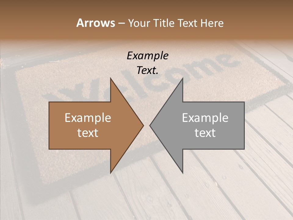 Home Furnishings Decorations Welcome PowerPoint Template