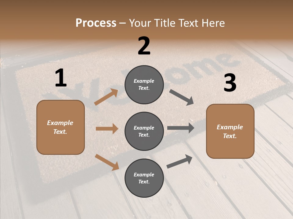 Home Furnishings Decorations Welcome PowerPoint Template