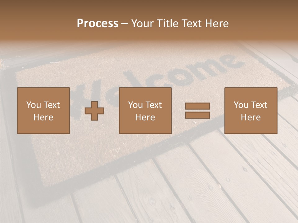 Home Furnishings Decorations Welcome PowerPoint Template