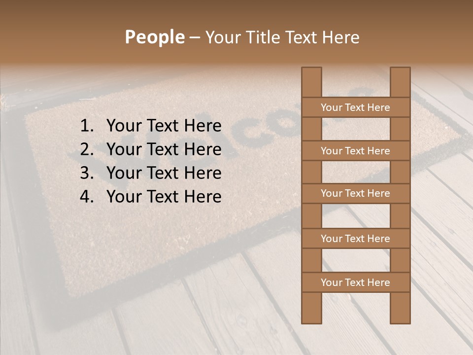 Home Furnishings Decorations Welcome PowerPoint Template