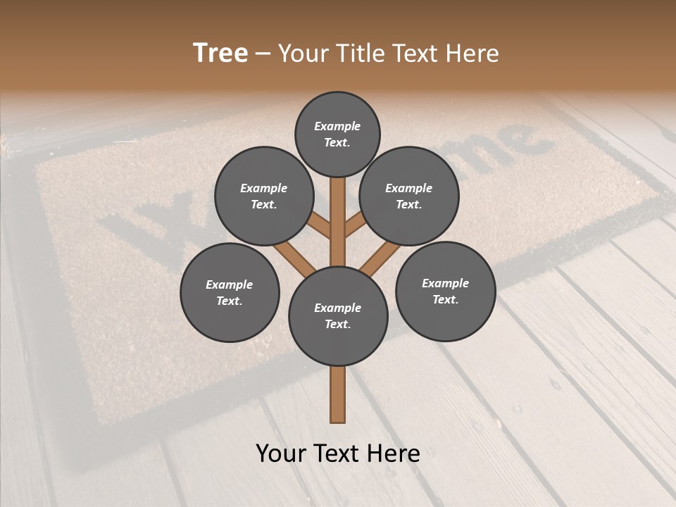 Home Furnishings Decorations Welcome PowerPoint Template