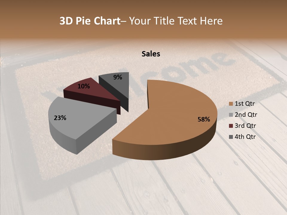 Home Furnishings Decorations Welcome PowerPoint Template