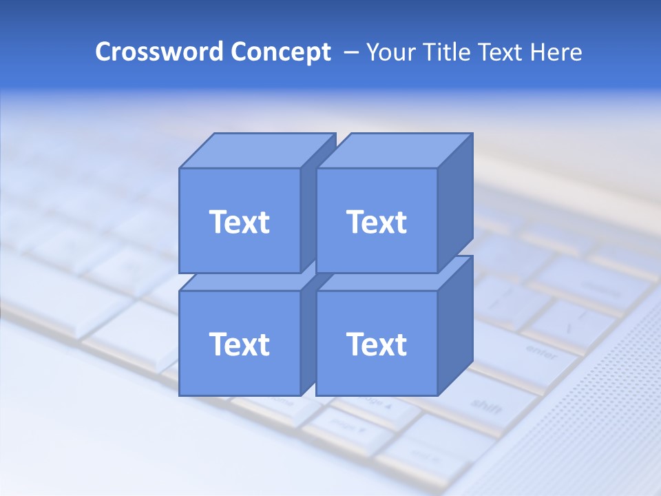 Aluminium Portable Focused PowerPoint Template