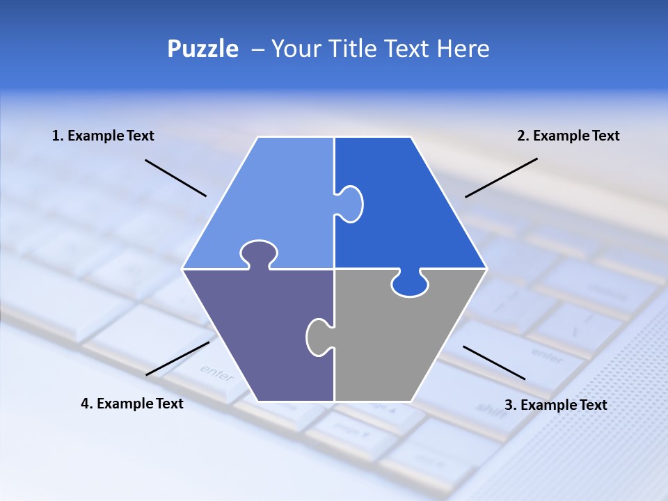 Aluminium Portable Focused PowerPoint Template