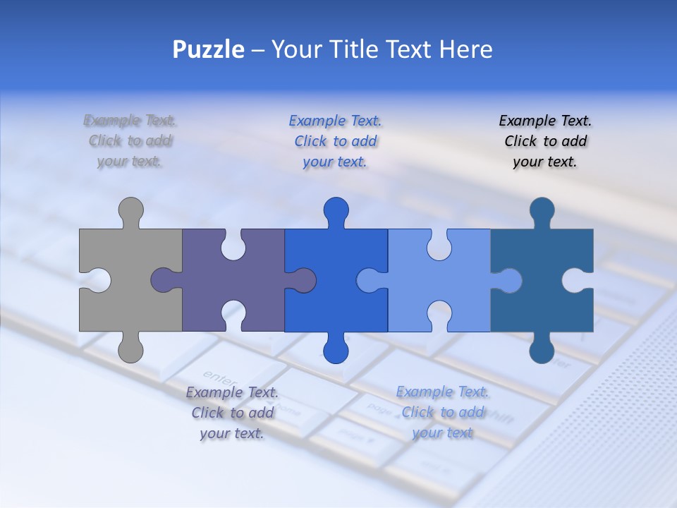 Aluminium Portable Focused PowerPoint Template