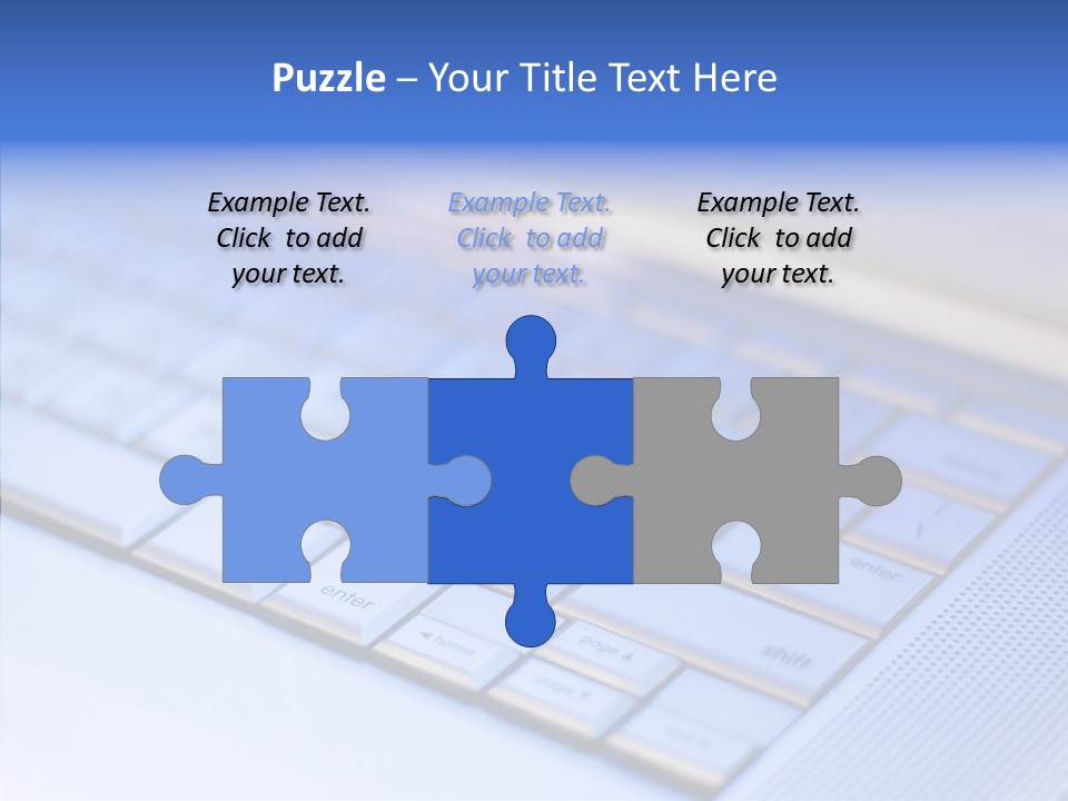 Aluminium Portable Focused PowerPoint Template