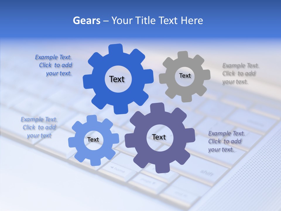 Aluminium Portable Focused PowerPoint Template