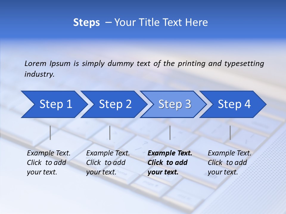 Aluminium Portable Focused PowerPoint Template