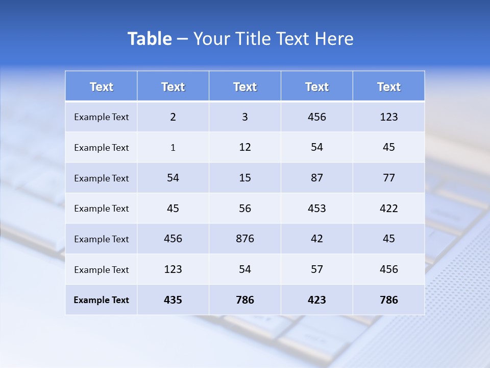 Aluminium Portable Focused PowerPoint Template