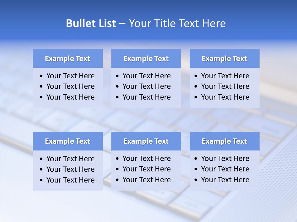 Aluminium Portable Focused PowerPoint Template
