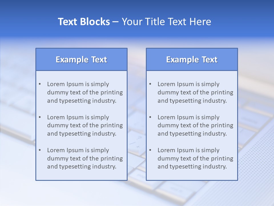 Aluminium Portable Focused PowerPoint Template