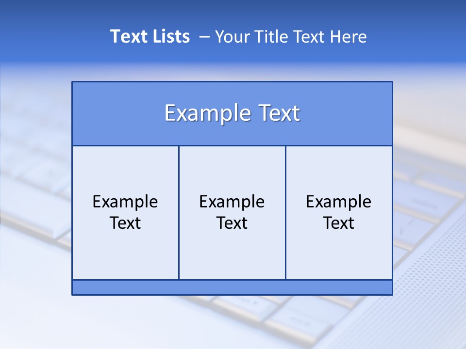 Aluminium Portable Focused PowerPoint Template
