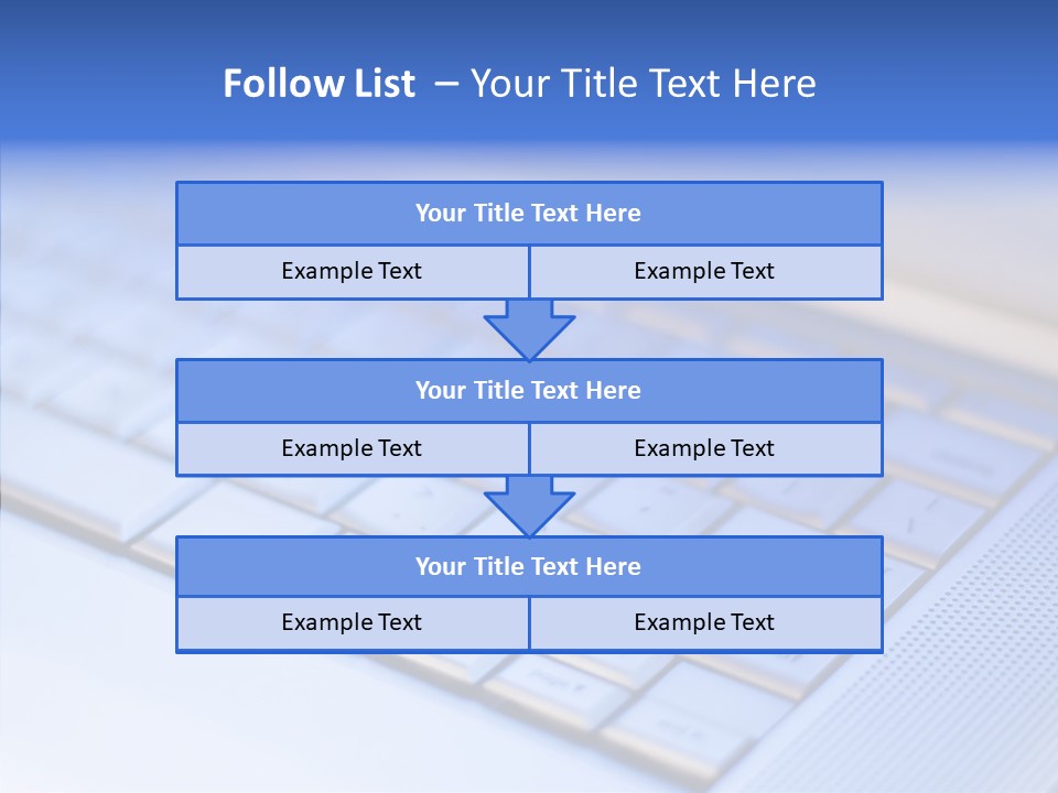 Aluminium Portable Focused PowerPoint Template