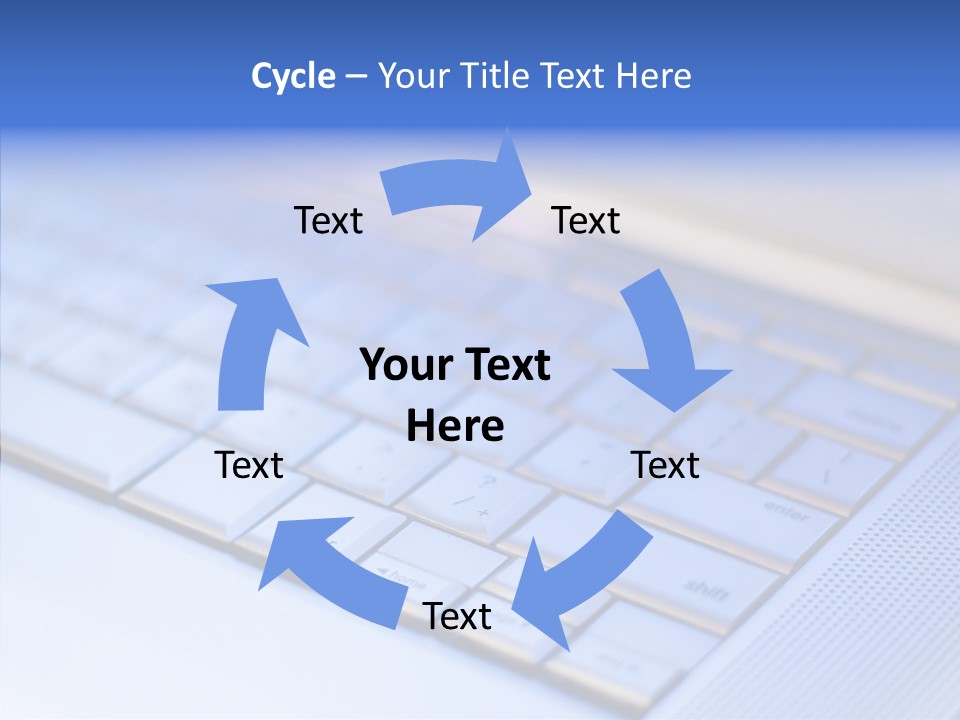 Aluminium Portable Focused PowerPoint Template