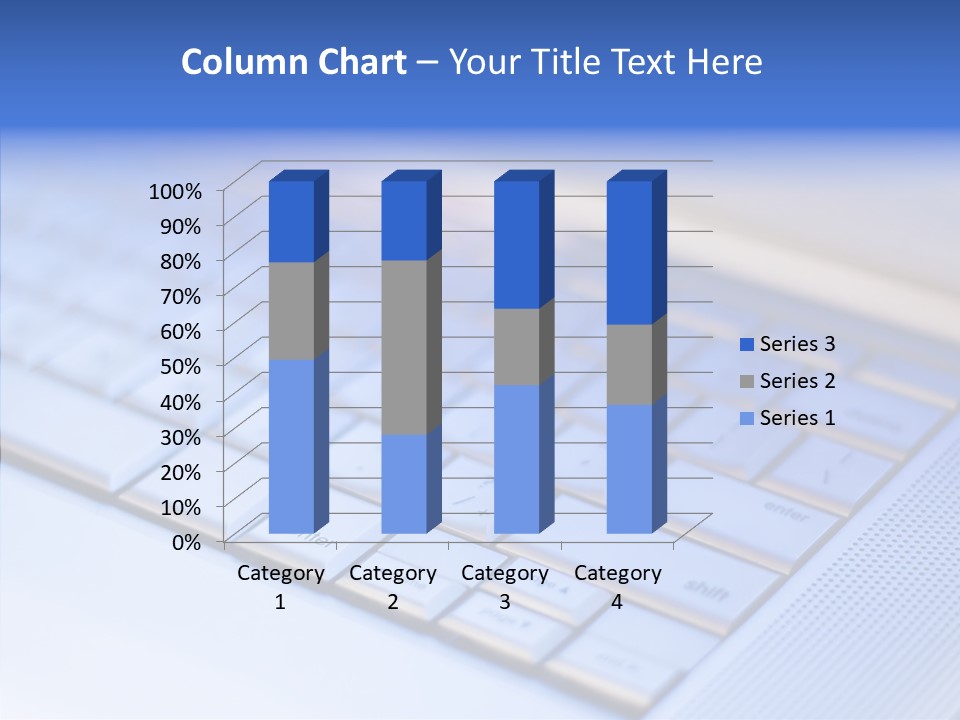 Aluminium Portable Focused PowerPoint Template