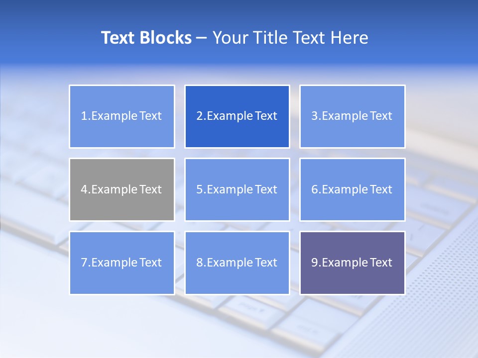 Aluminium Portable Focused PowerPoint Template