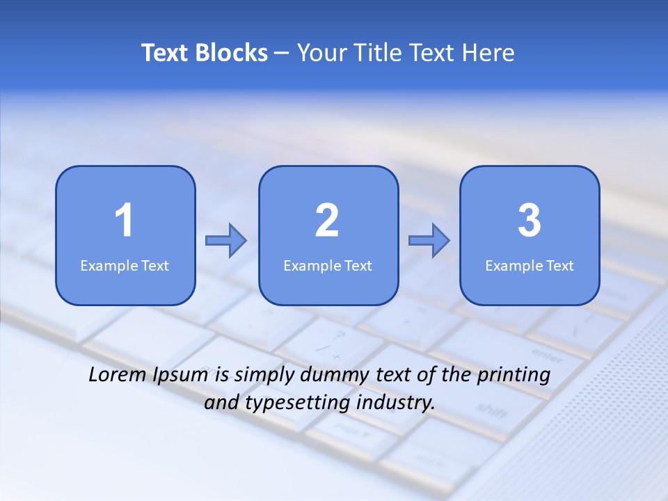 Aluminium Portable Focused PowerPoint Template