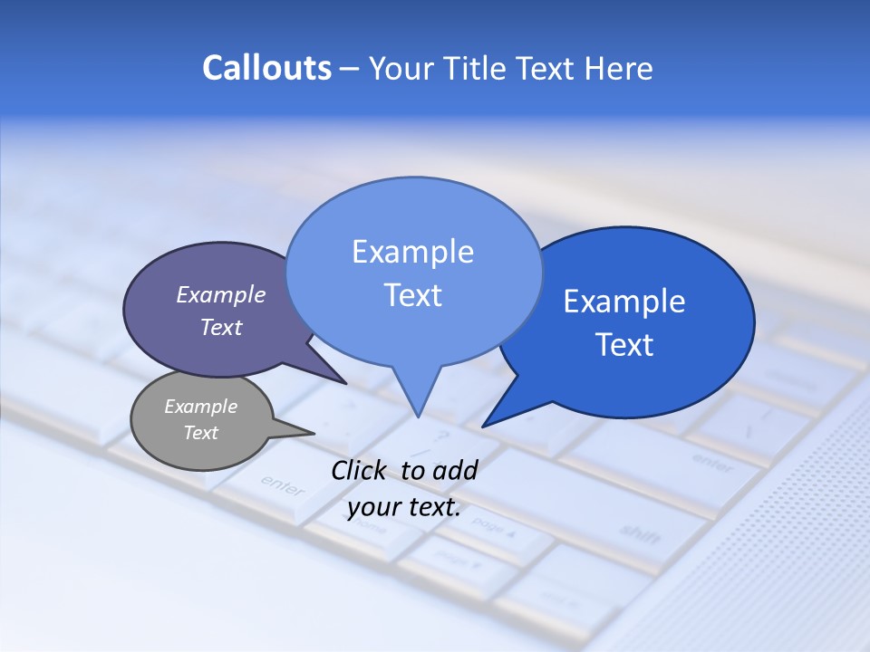 Aluminium Portable Focused PowerPoint Template