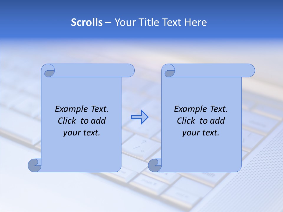 Aluminium Portable Focused PowerPoint Template