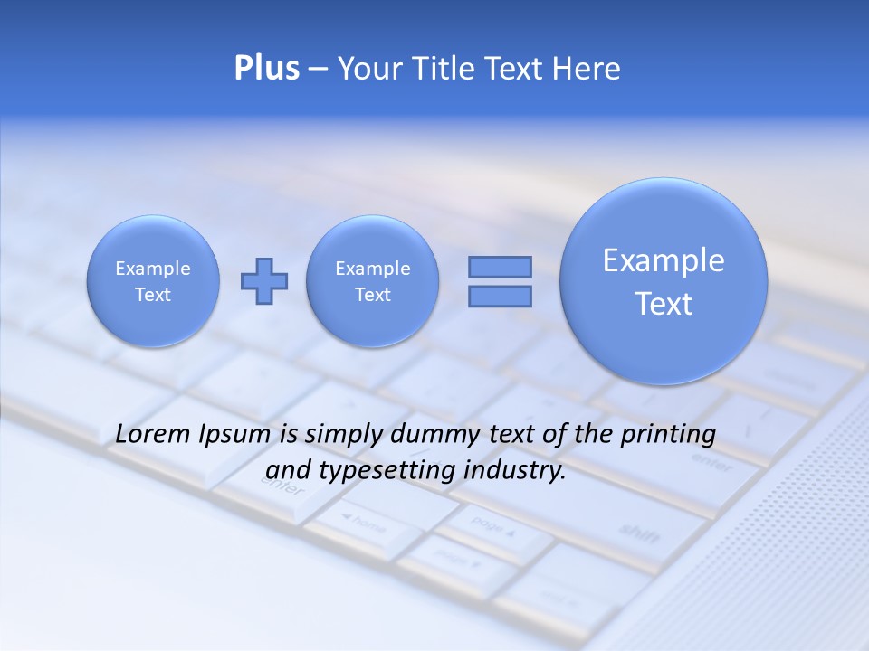 Aluminium Portable Focused PowerPoint Template