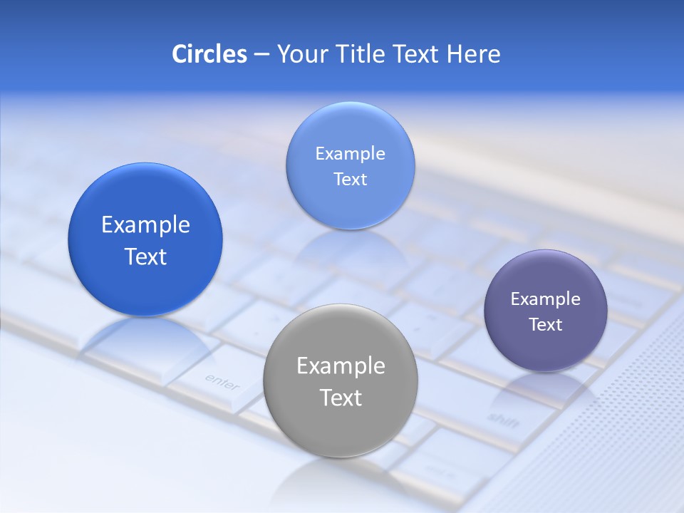 Aluminium Portable Focused PowerPoint Template