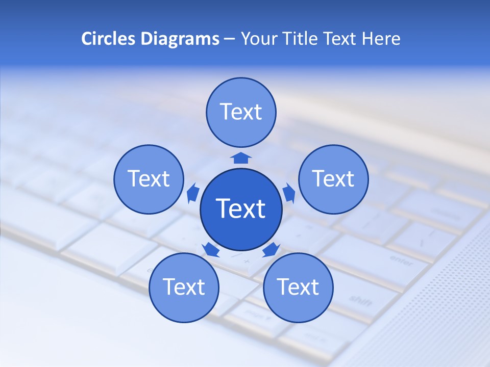 Aluminium Portable Focused PowerPoint Template