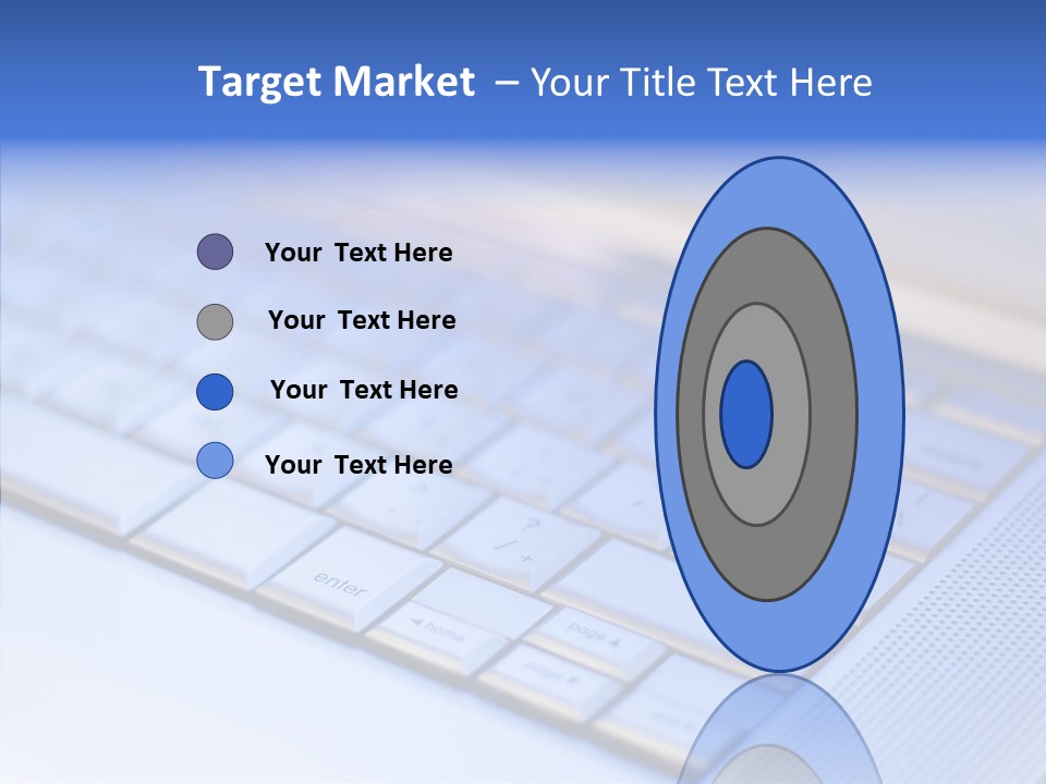 Aluminium Portable Focused PowerPoint Template