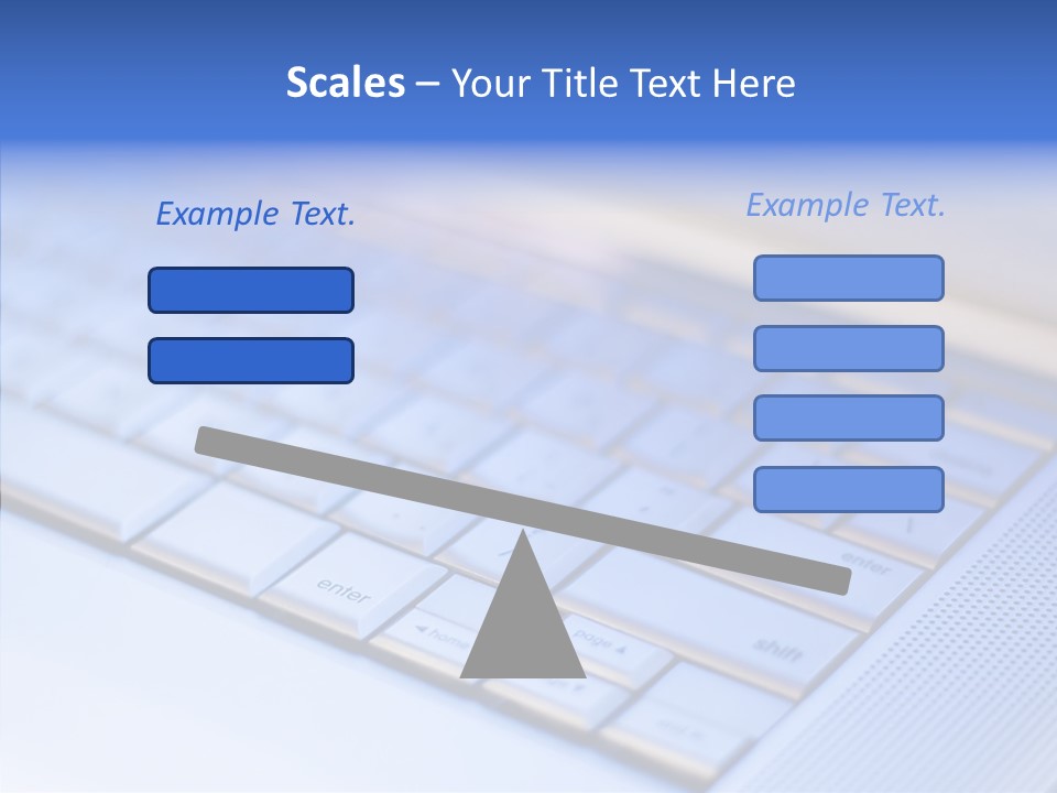 Aluminium Portable Focused PowerPoint Template