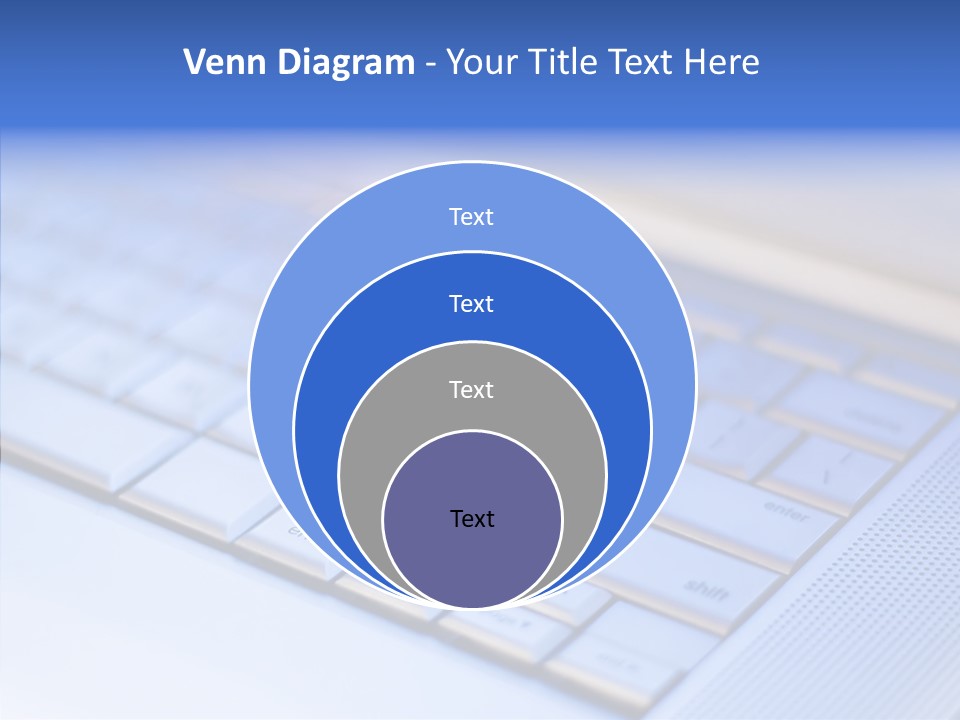 Aluminium Portable Focused PowerPoint Template