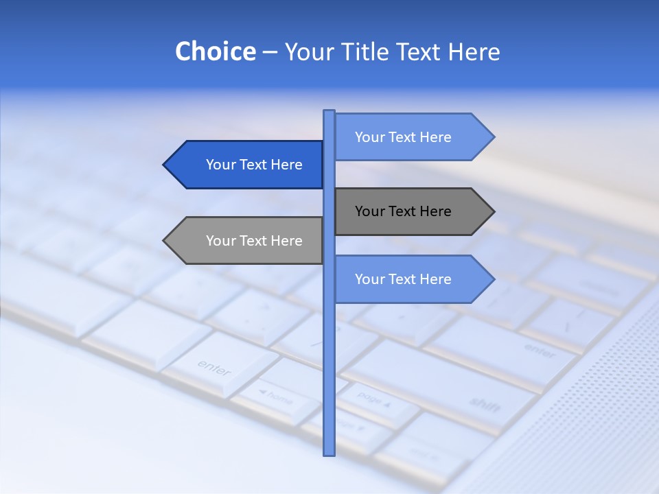 Aluminium Portable Focused PowerPoint Template