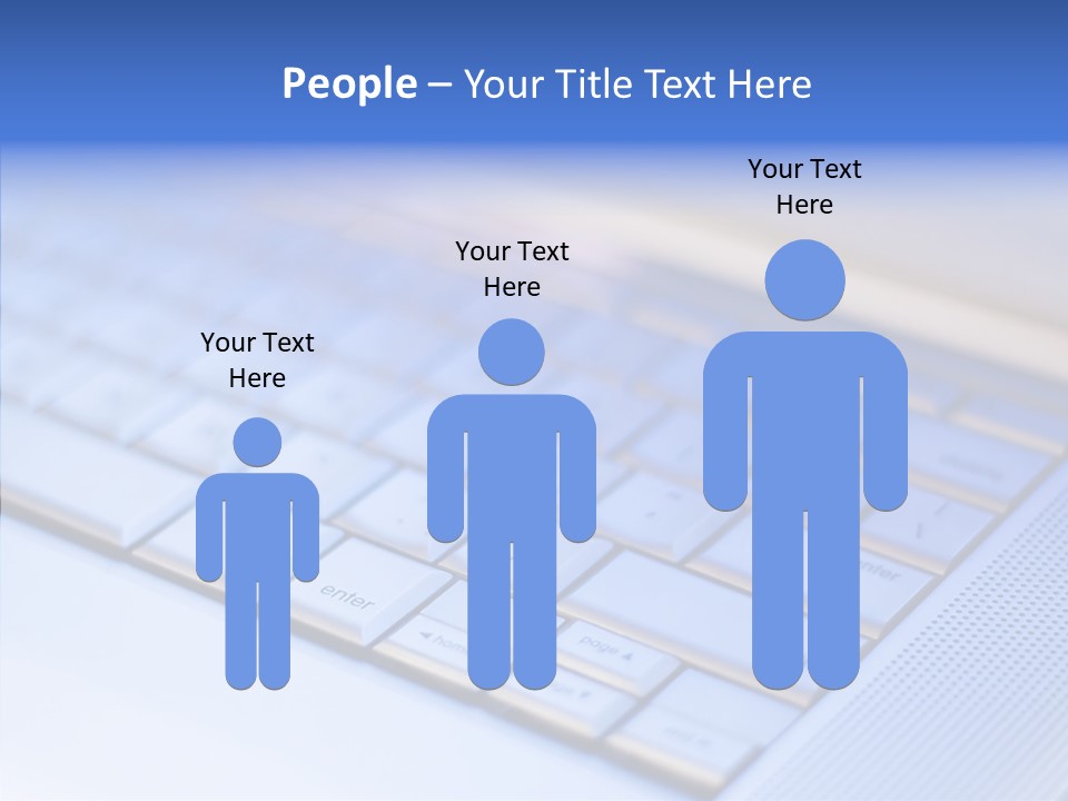 Aluminium Portable Focused PowerPoint Template