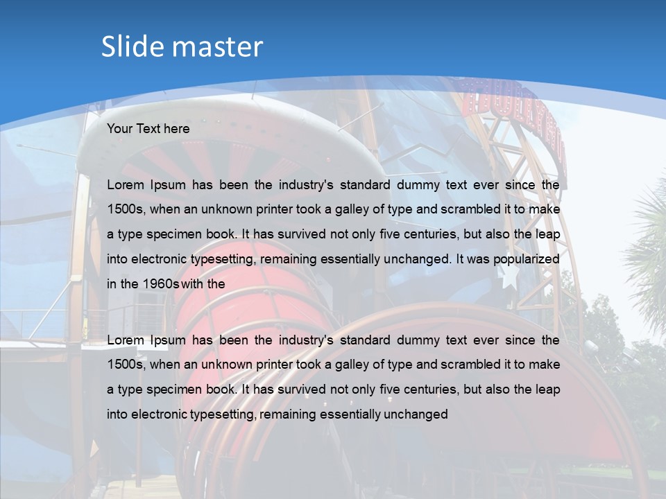 Entrance Orlando Town PowerPoint Template