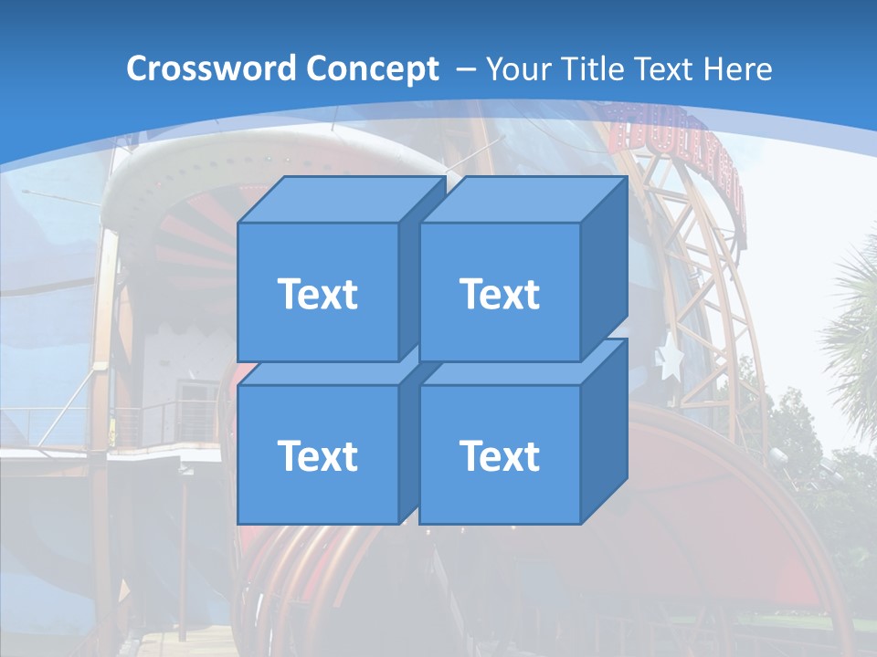 Entrance Orlando Town PowerPoint Template