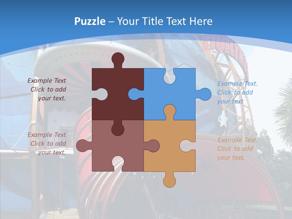 Entrance Orlando Town PowerPoint Template