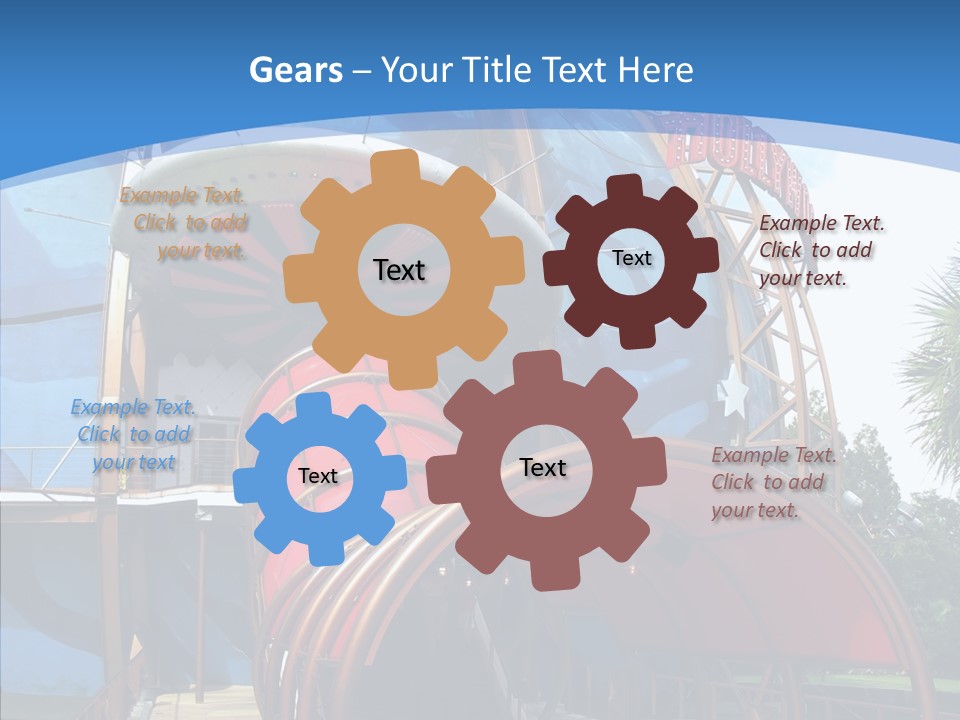 Entrance Orlando Town PowerPoint Template