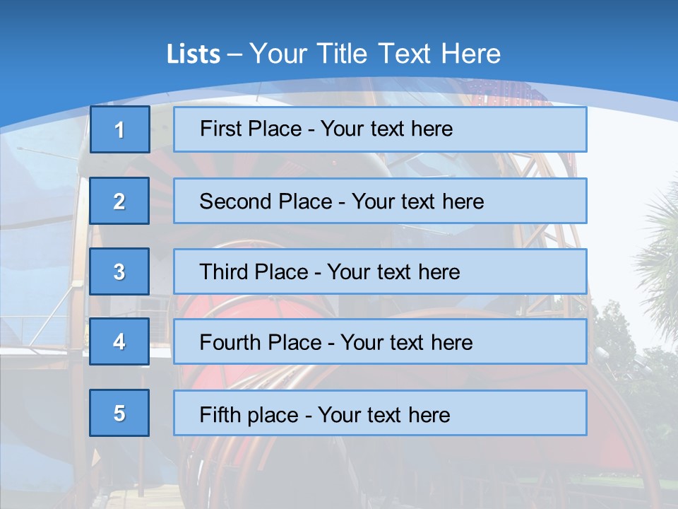 Entrance Orlando Town PowerPoint Template